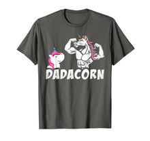 Ladda upp bild till gallerivisning, Dadacorn Muscle Unicorn Dad Baby Fathers Day funny Gift T-Shirt 214290
