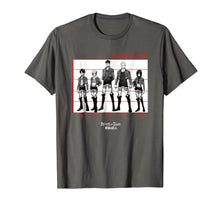 Ladda upp bild till gallerivisning, Funny shirts V-neck Tank top Hoodie sweatshirt usa uk au ca gifts for Attack on Titan Lineup On Black T-shirt 2601855
