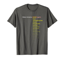 Ladda upp bild till gallerivisning, Funny shirts V-neck Tank top Hoodie sweatshirt usa uk au ca gifts for Make America Smart, Kind, Compassionate ... Again Tshirt 1595641
