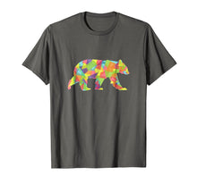 Ladda upp bild till gallerivisning, Funny shirts V-neck Tank top Hoodie sweatshirt usa uk au ca gifts for Fractal Geometric Bear T-Shirt - Pastel Crystal Tee 2038043
