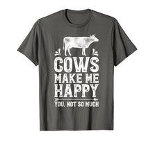 Ladda upp bild till gallerivisning, Funny shirts V-neck Tank top Hoodie sweatshirt usa uk au ca gifts for Cows Make Me Happy T Shirt Funny Cow Farm Farmer Gifts Tee 1218701
