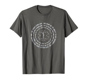 EMS Prayer - Paramedic EMT Poem Gifts T-Shirt 802897