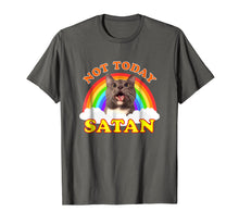 Ladda upp bild till gallerivisning, Funny shirts V-neck Tank top Hoodie sweatshirt usa uk au ca gifts for Not Today Satan T-Shirt | Rainbow Cat Death Metal 2649251
