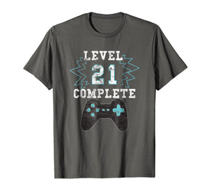 21st Birthday Video Game Humor Tee Funny Gamer Gifts T Shirt