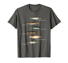 Ladda upp bild till gallerivisning, Types Of Trout Fish Species Collection Fishing T-Shirt
