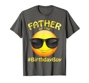 Funny shirts V-neck Tank top Hoodie sweatshirt usa uk au ca gifts for Father Of The Birthday Boy Emoji Shirt Gifts Cute Party 2555093