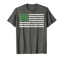 Ladda upp bild till gallerivisning, Funny shirts V-neck Tank top Hoodie sweatshirt usa uk au ca gifts for St Patricks Day Flag Shirt, USA Flag with Irish Shamrock Tee 2033740
