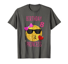 Ladda upp bild till gallerivisning, Funny shirts V-neck Tank top Hoodie sweatshirt usa uk au ca gifts for Cute Emoji 8 Years Old Shirt 8th Birthday Princess Gift 2117497
