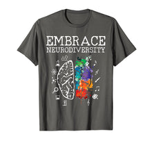 Ladda upp bild till gallerivisning, Neurodiversity Shirt - Embrace Adhd Autism Asd Tshirt Gift

