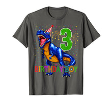 Ladda upp bild till gallerivisning, Funny shirts V-neck Tank top Hoodie sweatshirt usa uk au ca gifts for Boys Rawr I'm 3 3rd Birthday Dinosaur Shirts Dinosaur Gift 1564513
