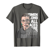 Ladda upp bild till gallerivisning, Funny shirts V-neck Tank top Hoodie sweatshirt usa uk au ca gifts for Notorious RBG Women Belong In All Places T-Shirt 1382532
