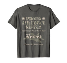 Ladda upp bild till gallerivisning, Funny shirts V-neck Tank top Hoodie sweatshirt usa uk au ca gifts for Proud Air Force Sister T-Shirt 1232075
