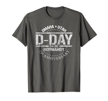 Ladda upp bild till gallerivisning, WW2 D-Day 75th Anniversary 1944-2019 Omaha Utah Beach T-Shirt 128829
