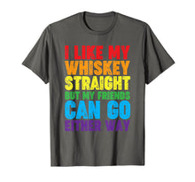 Ladda upp bild till gallerivisning, Funny shirts V-neck Tank top Hoodie sweatshirt usa uk au ca gifts for I Like My Whiskey Straight T shirt Lesbian Gay Pride LGBT 2353684
