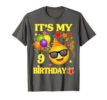 Ladda upp bild till gallerivisning, Funny shirts V-neck Tank top Hoodie sweatshirt usa uk au ca gifts for 9 Years Old It's My Birthday Emoji Shirt 9th Birthday 744792
