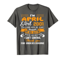 Ladda upp bild till gallerivisning, Funny shirts V-neck Tank top Hoodie sweatshirt usa uk au ca gifts for April 2001 Girl Gifts 18 Years Old 18th Birthday TShirt 3302153

