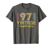 Ladda upp bild till gallerivisning, Funny shirts V-neck Tank top Hoodie sweatshirt usa uk au ca gifts for Vintage 1971 T-Shirt Born in 1971 Retro 48th Birthday Gifts 2647586
