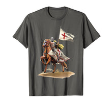Ladda upp bild till gallerivisning, The Crusader - I Fear No Evil - Knights Templar T-Shirt
