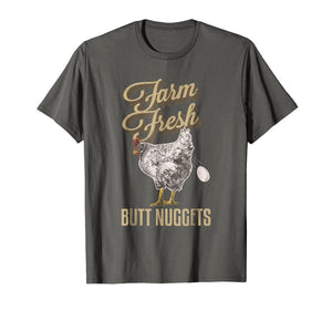 Funny shirts V-neck Tank top Hoodie sweatshirt usa uk au ca gifts for Farm Fresh Butt Nuggets Funny Chicken T Shirts Chicken Gifts 707750
