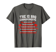 Ladda upp bild till gallerivisning, Funny shirts V-neck Tank top Hoodie sweatshirt usa uk au ca gifts for The Ten 10 BBQ Commandments - BBQ Grill Lovers Meme Gift 2653838
