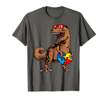 Ladda upp bild till gallerivisning, Funny shirts V-neck Tank top Hoodie sweatshirt usa uk au ca gifts for Autism Awareness Shirt Dinosaur Puzzle Piece Boys Men Kids 2765794
