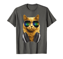 Ladda upp bild till gallerivisning, Funny shirts V-neck Tank top Hoodie sweatshirt usa uk au ca gifts for Cool DJ Cat Kitty with Sunglasses T-Shirt for Cat lovers 3816367
