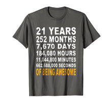 Ladda upp bild till gallerivisning, Funny shirts V-neck Tank top Hoodie sweatshirt usa uk au ca gifts for 21st Birthday Gifts T Shirt 21 Years Old Being Awesome Tee 425748

