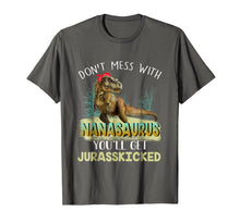 Ladda upp bild till gallerivisning, Funny shirts V-neck Tank top Hoodie sweatshirt usa uk au ca gifts for Nanasaurus Jurasskicked Shirt Nana Christmas Gift 1592241
