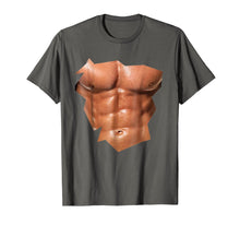 Ladda upp bild till gallerivisning, Funny shirts V-neck Tank top Hoodie sweatshirt usa uk au ca gifts for Mens Chest Six Pack Abs funny fake abs Muscles T-Shirt REALISTIC 2000111
