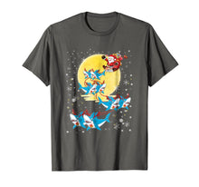Ladda upp bild till gallerivisning, Santa Claus Riding Shark Christmas Tshirt Funny Xmas Gifts 852272
