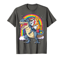 Ladda upp bild till gallerivisning, Funny shirts V-neck Tank top Hoodie sweatshirt usa uk au ca gifts for Cat Unicorn Dinosaur T rex T shirt Kitten lover Space Galaxy 319195
