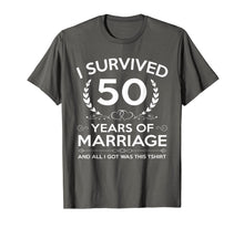 Ladda upp bild till gallerivisning, 50th Wedding Anniversary Gifts Couples Husband Wife 50 Years T-Shirt-439990
