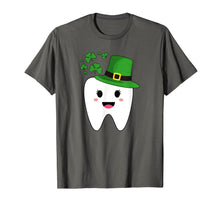 Ladda upp bild till gallerivisning, Cute Tooth With Hat Dental Assistant Gifts St Patricks day T-Shirt-261838

