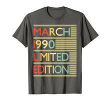 Ladda upp bild till gallerivisning, 30 Years Old Shirt 30th Birthday Gifts Women Men March 1990 T-Shirt-73700
