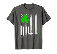 Ladda upp bild till gallerivisning, American Flag Shamrock Nurse St Patrick&#39;s Day Gifts TShirt466086
