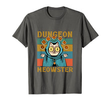 Ladda upp bild till gallerivisning, Dungeon Meowster Funny NerdyGamer Cat-D20 Dice RPG T-Shirt647017
