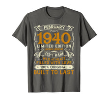 Ladda upp bild till gallerivisning, February 1940 Shirt 80 Years Old 80th Birthday Gifts T-Shirt-1285668
