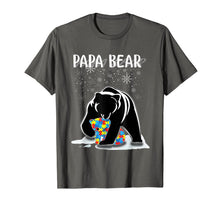Ladda upp bild till gallerivisning, Papa Bear Autism Awareness Gift For Dad With Son Or Daughter TShirt299155
