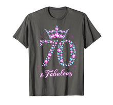Ladda upp bild till gallerivisning, 70 years old &amp; Fabulous Funny Womens 70th Birthday Gifts T-Shirt-354860
