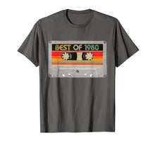 Ladda upp bild till gallerivisning, Best Of 1980 40th Birthday Gifts Cassette Tape Vintage T-Shirt-87736
