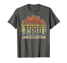 Ladda upp bild till gallerivisning, 40 Year Old Gifts Vintage 1980 Limited Edition 40th Birthday T-Shirt-210554
