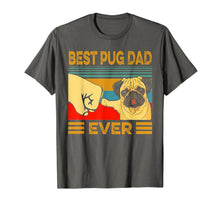 Ladda upp bild till gallerivisning, Best Pug Dad Ever Retro Vintage T-Shirt-297097
