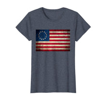 Ladda upp bild till gallerivisning, Old Glory First American Betsy Ross Flag T-Shirt 77510
