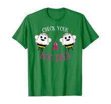 Ladda upp bild till gallerivisning, Breast Cancer Awareness Funny Check your Boo bees women  T-Shirt 111403
