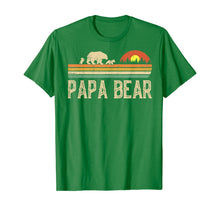 Ladda upp bild till gallerivisning, Mens Papa Bear Vintage Art Daddy Wildling Father's Day Dad TShirt423569
