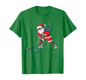 Funny shirts V-neck Tank top Hoodie sweatshirt usa uk au ca gifts for Funny Santa Claus Christmas Ice Hockey Gifts Kids Boys T-Shirt 93711