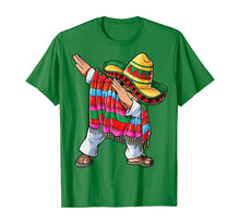 Ladda upp bild till gallerivisning, Dabbing Mexican Poncho Cinco de Mayo Men Sombrero Funny Dab T-Shirt 132892
