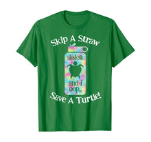 Ladda upp bild till gallerivisning, SKSKSK Skip A Straw! Save The Turtles T-Shirt 359415
