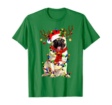 Ladda upp bild till gallerivisning, Funny shirts V-neck Tank top Hoodie sweatshirt usa uk au ca gifts for Funny Pug Dog Christmas Tee Reindeer Christmas Lights Pajama T-Shirt 118942
