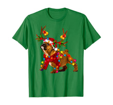 Ladda upp bild till gallerivisning, Funny shirts V-neck Tank top Hoodie sweatshirt usa uk au ca gifts for Santa bulldog gorgeous reindeer Light Christmas T-Shirt 270339
